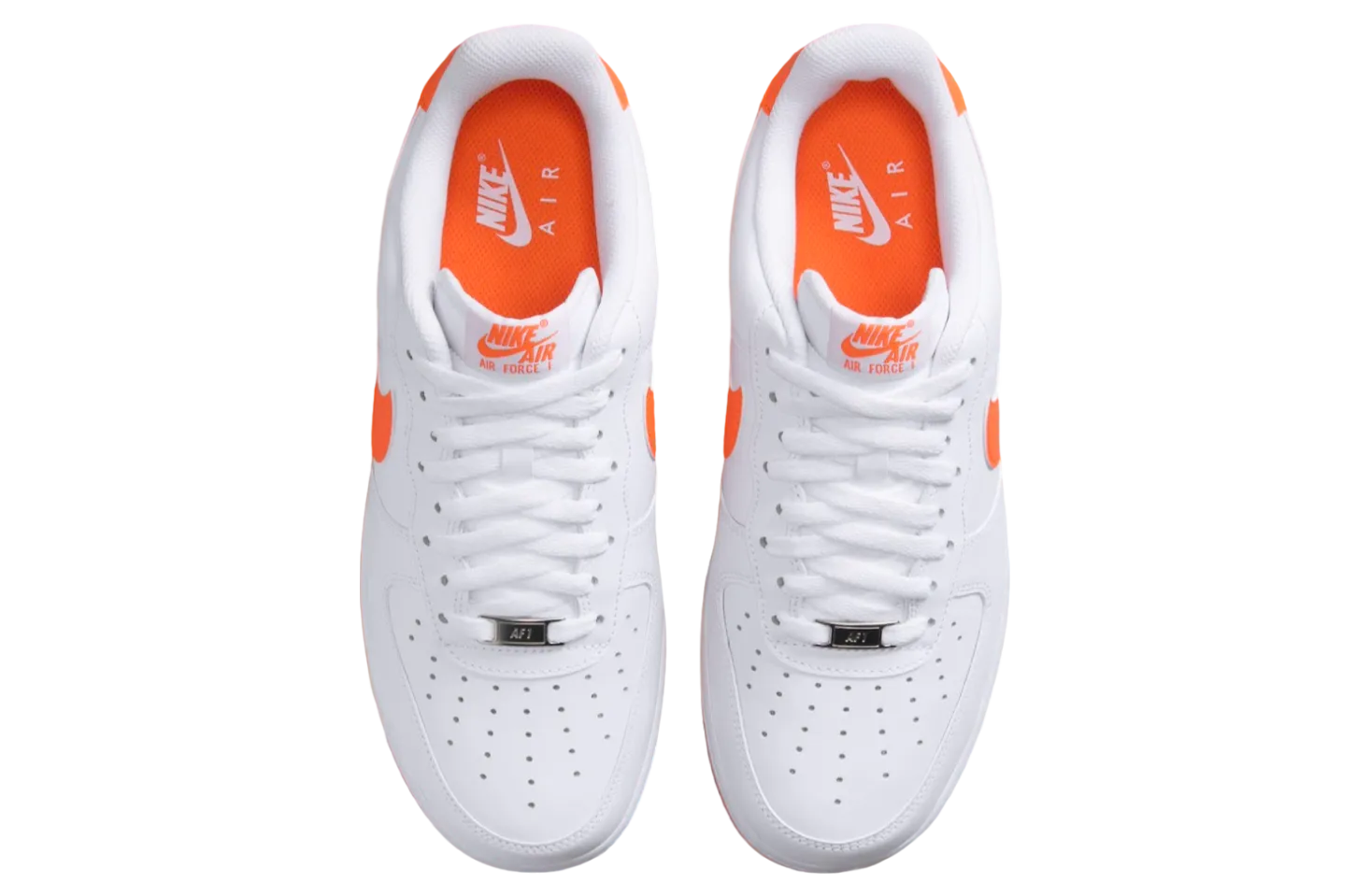 nike air force 1 low white safety orange 2