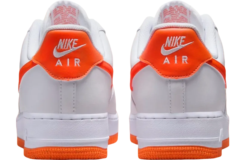 nike air force 1 low white safety orange 3