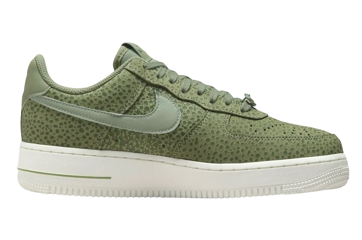 nike air force 1 low wmns safari oil green 1