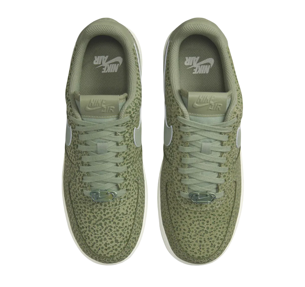 nike air force 1 low wmns safari oil green 2