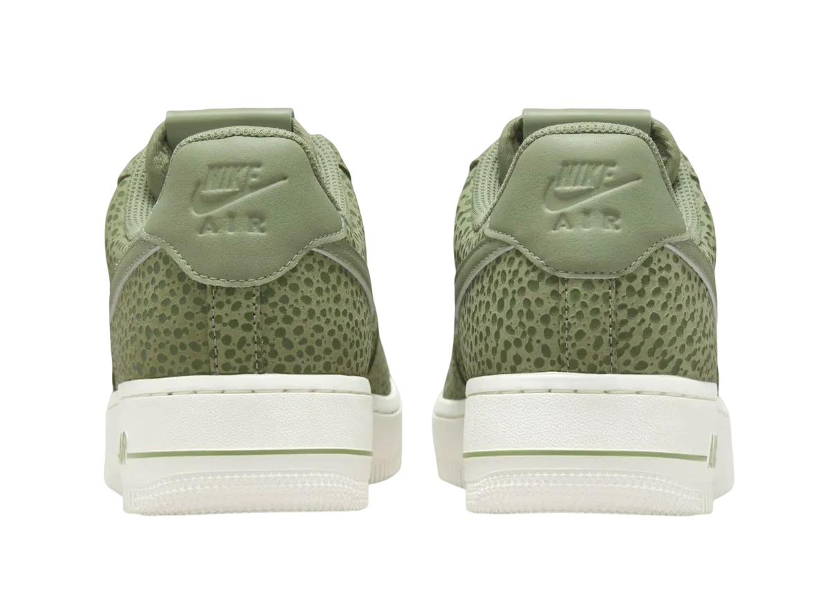 nike air force 1 low wmns safari oil green 3