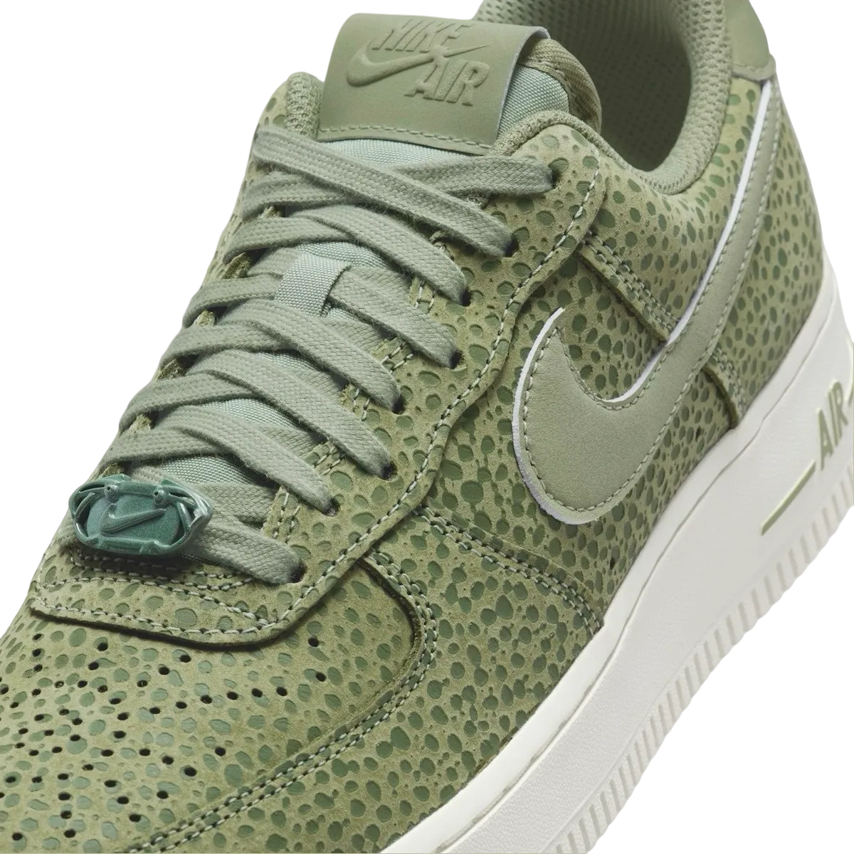 nike air force 1 low wmns safari oil green 5