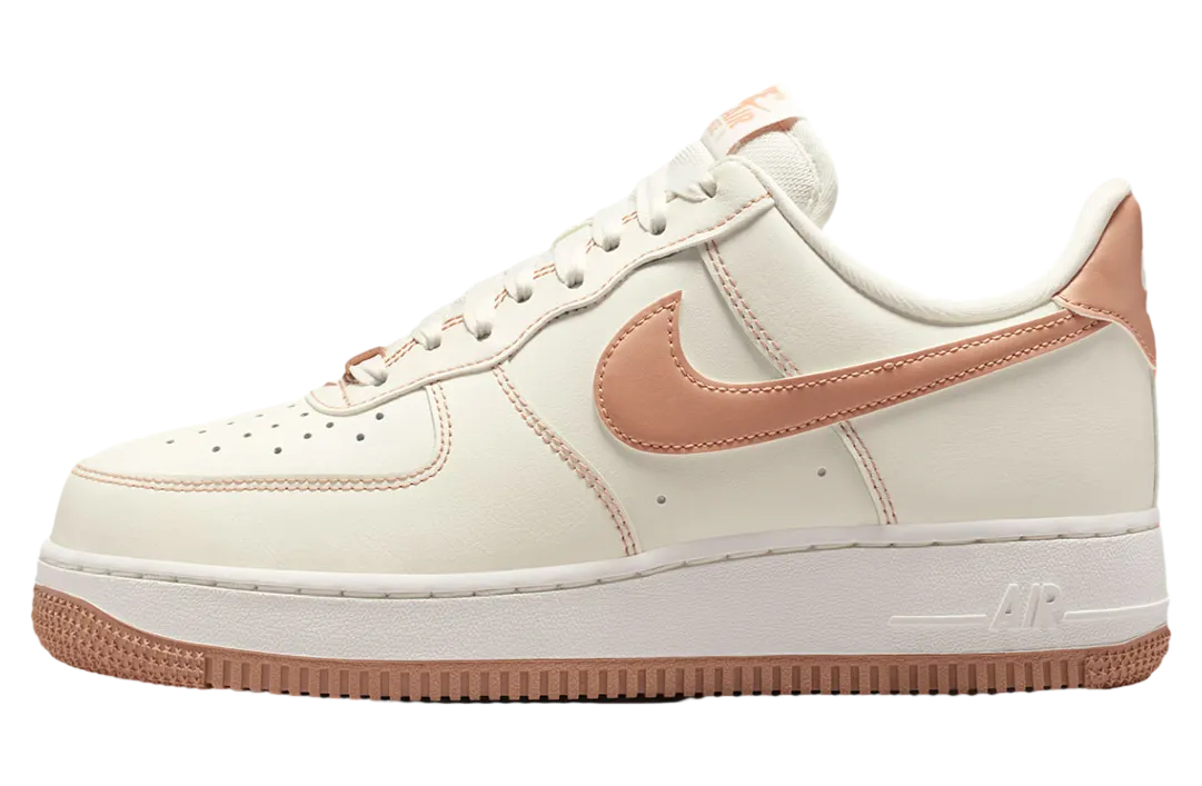 nike air force 1 low wmns white rose gold