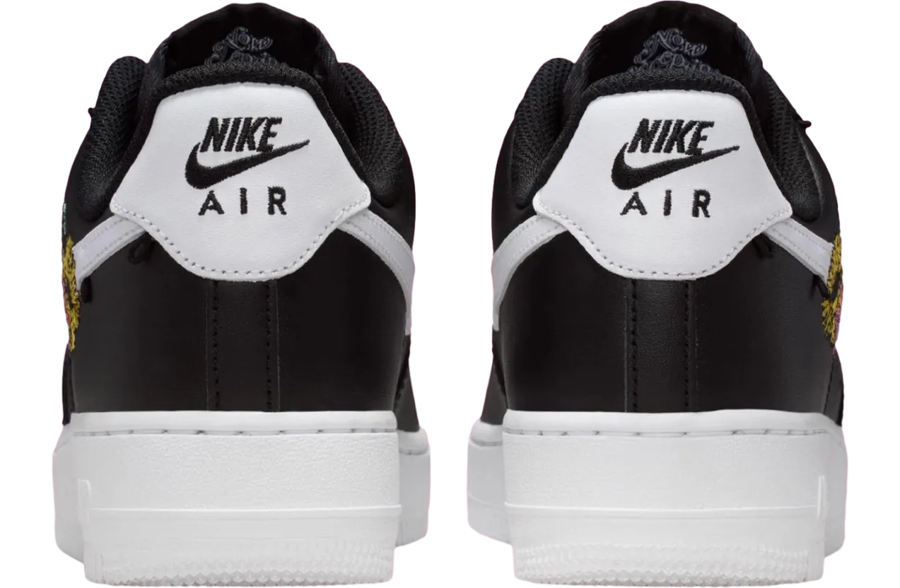 nike air force 1 now flowers black metallic gold 4