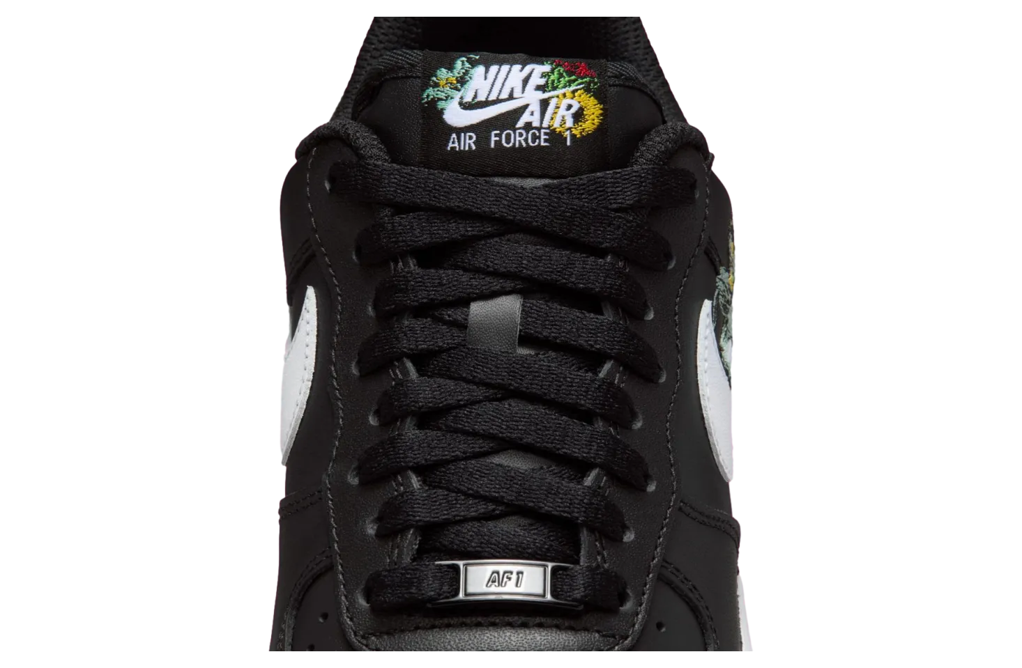 nike air force 1 now flowers black metallic gold 8