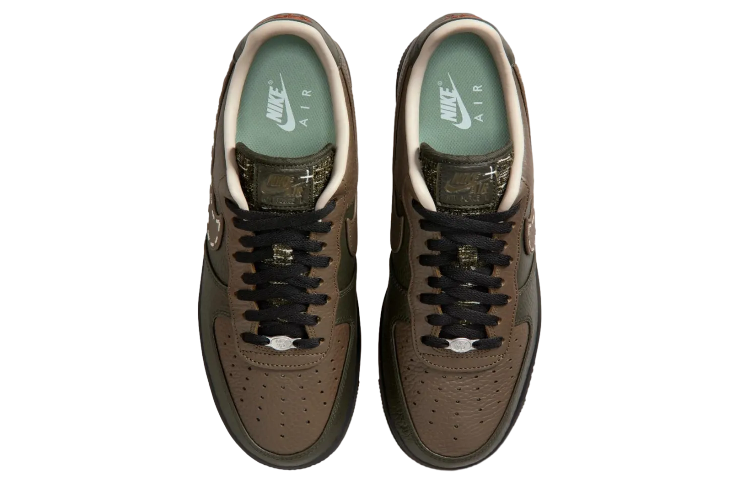 nike air force 1 sequoia black 4