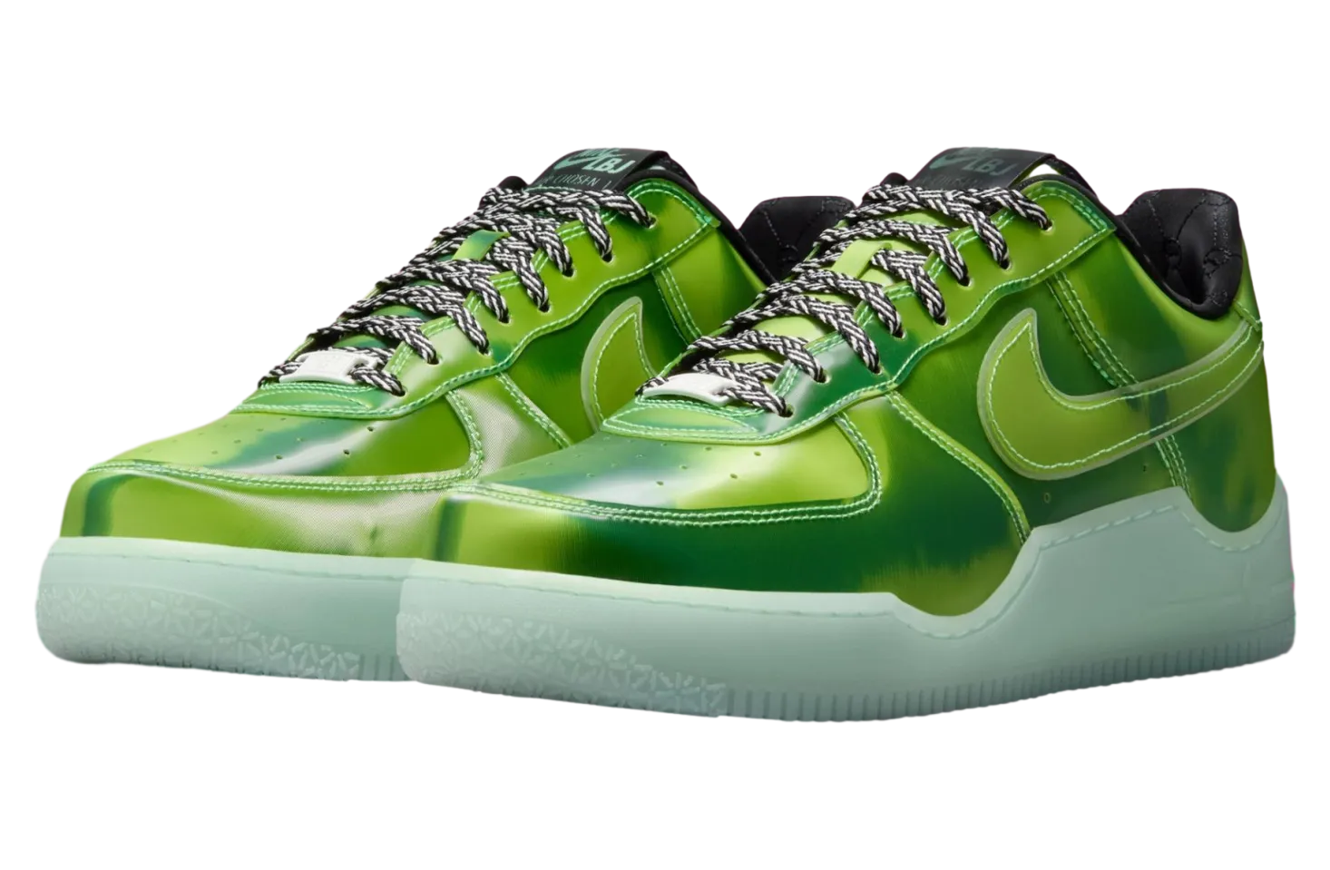nike air force 1 voltage green black 0