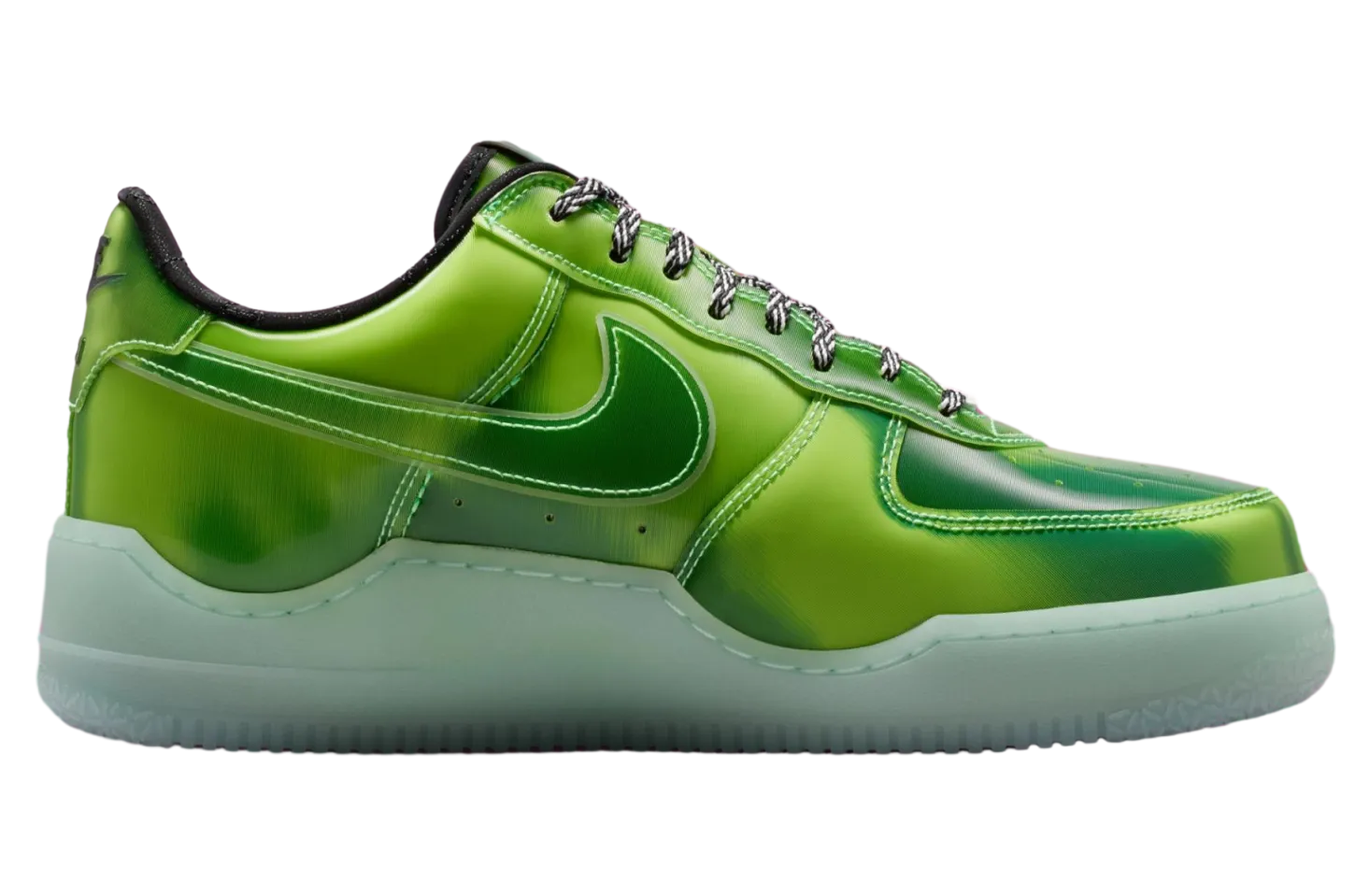 nike air force 1 voltage green black 2