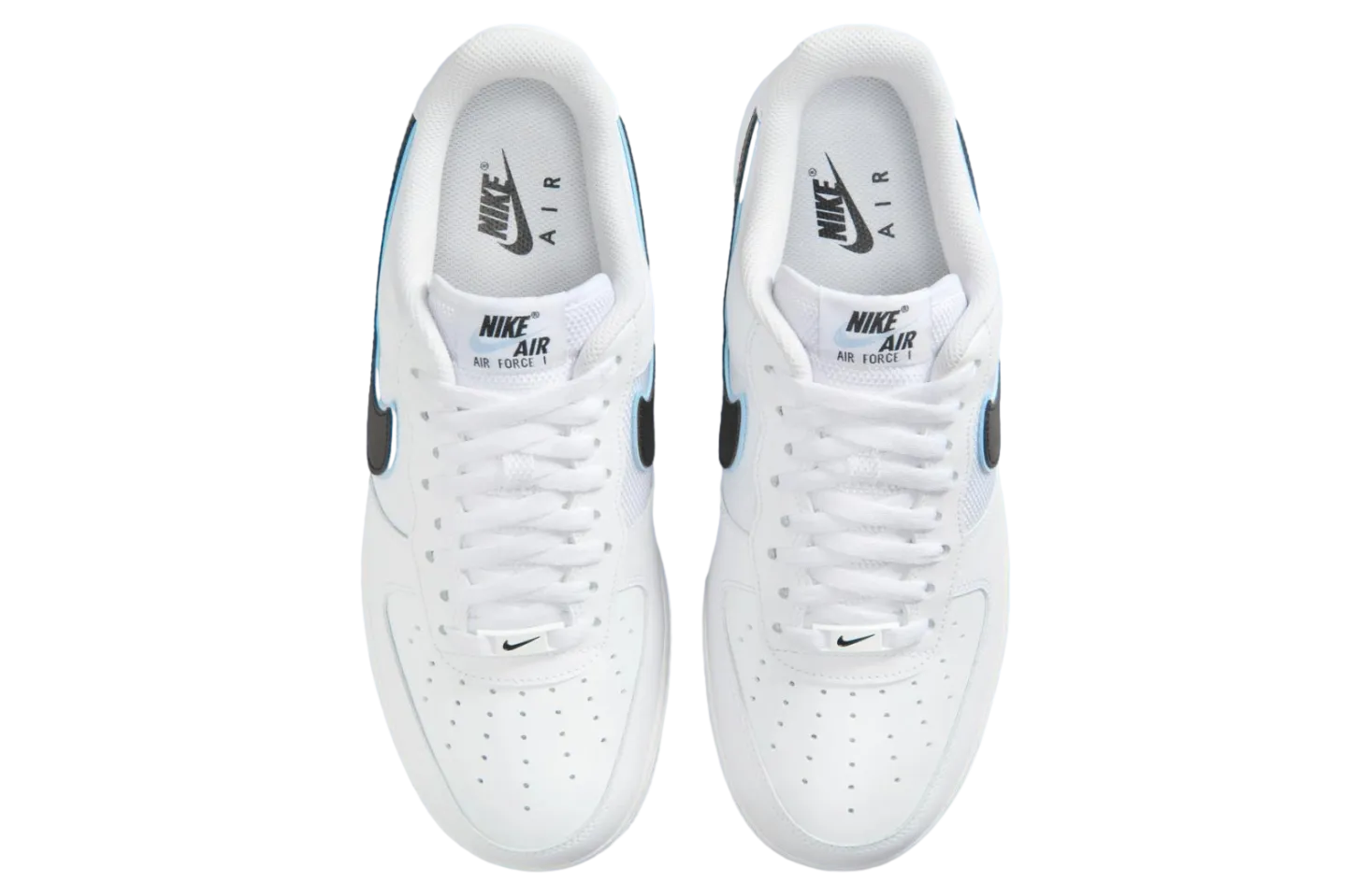 nike air force 1 white black 3