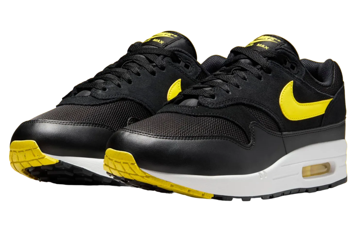 nike air max 1 black opti yellow 0