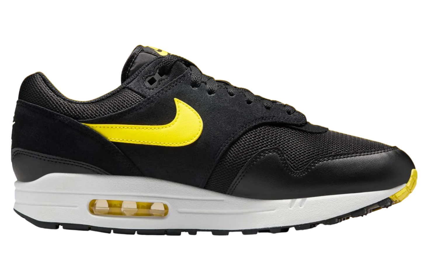 nike air max 1 black opti yellow 1