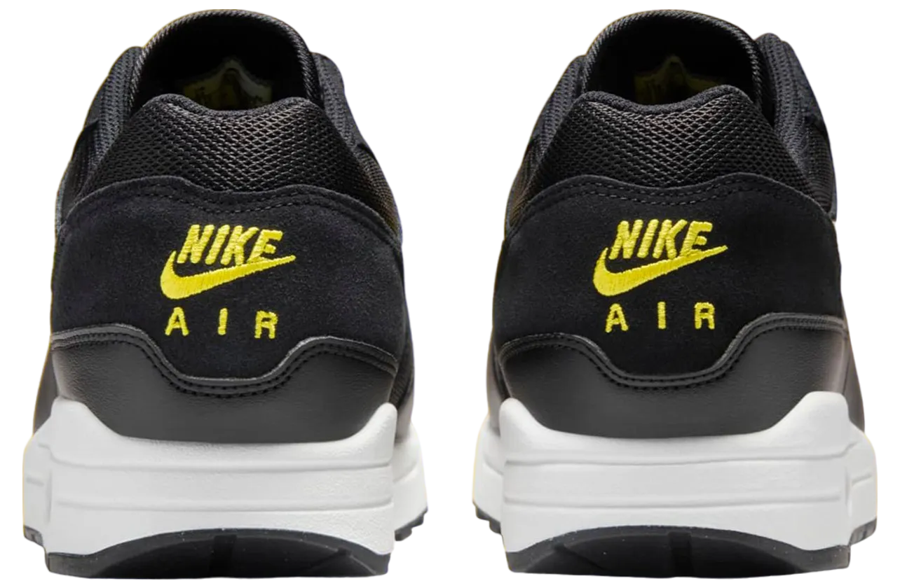 nike air max 1 black opti yellow 3