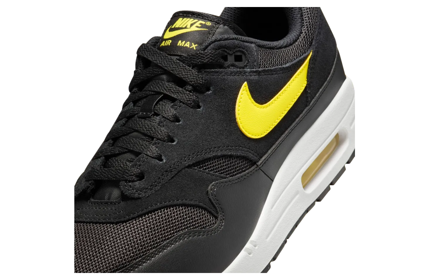 nike air max 1 black opti yellow 5