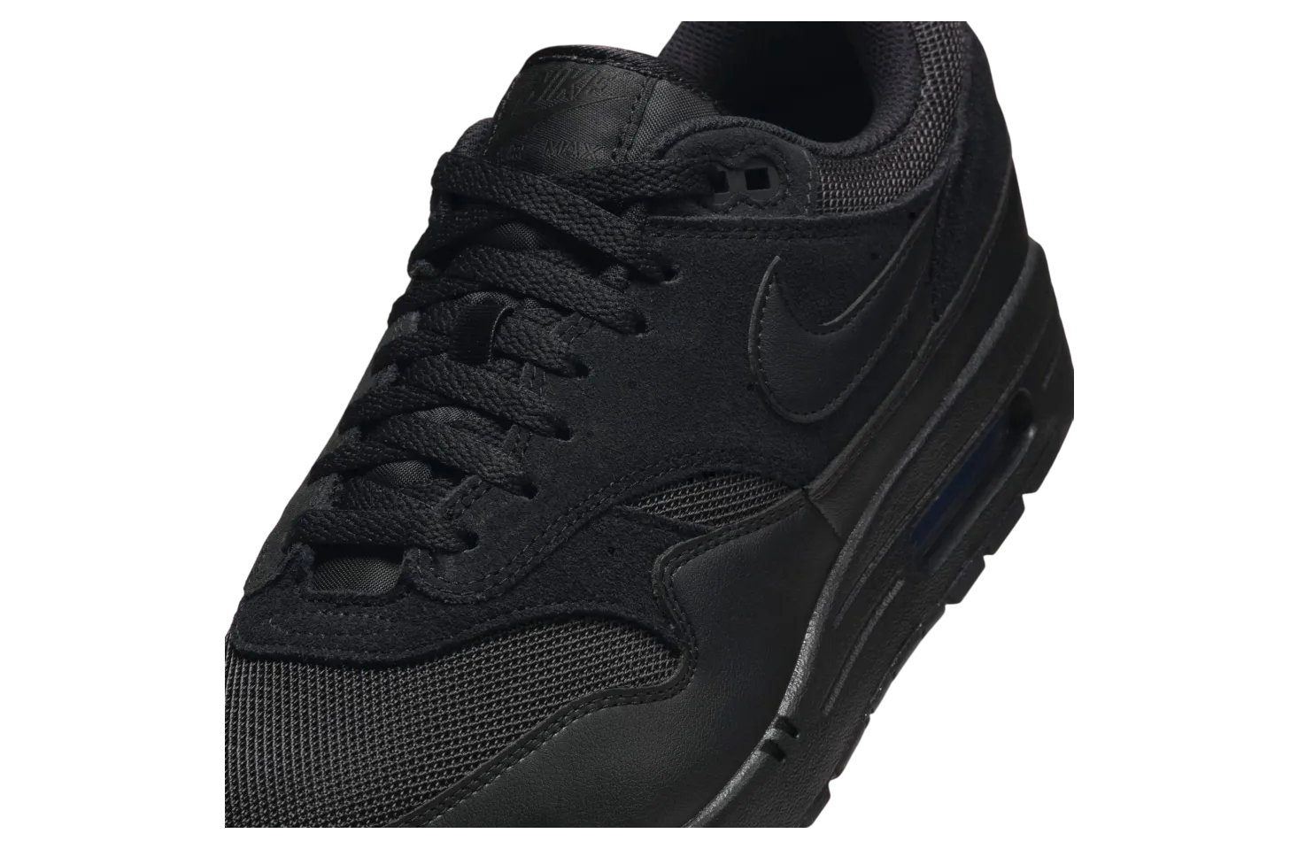 nike air max 1 triple black opti yellow 5