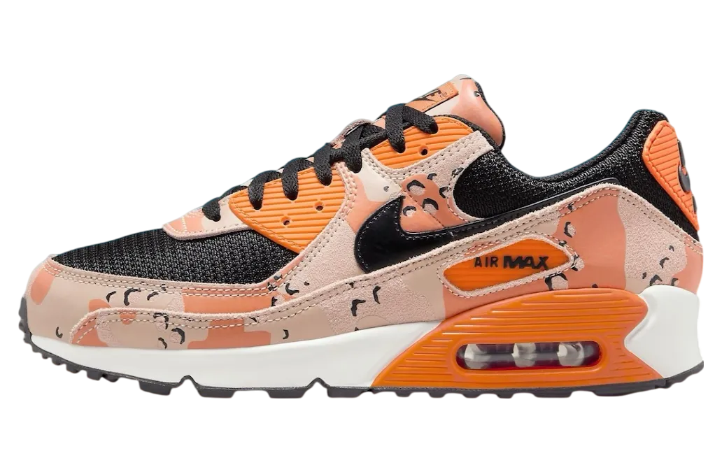 nike air max 90 bio beige safety orange
