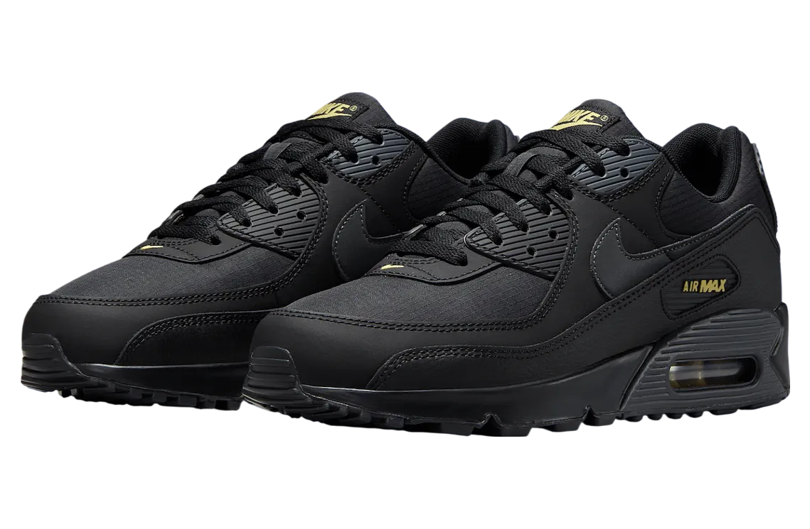 nike air max 90 black buff gold 0