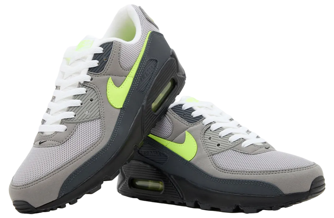 nike air max 90 black neon yellow 1