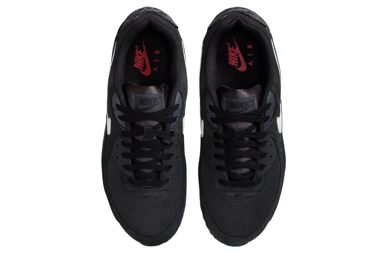 nike air max 90 black red white 1