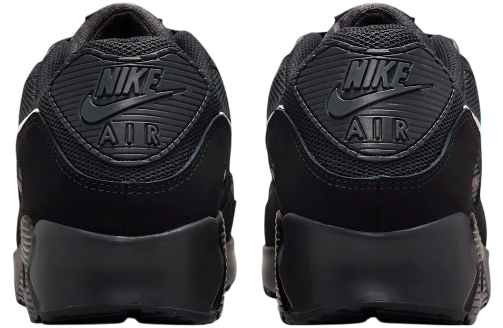 nike air max 90 black red white 2