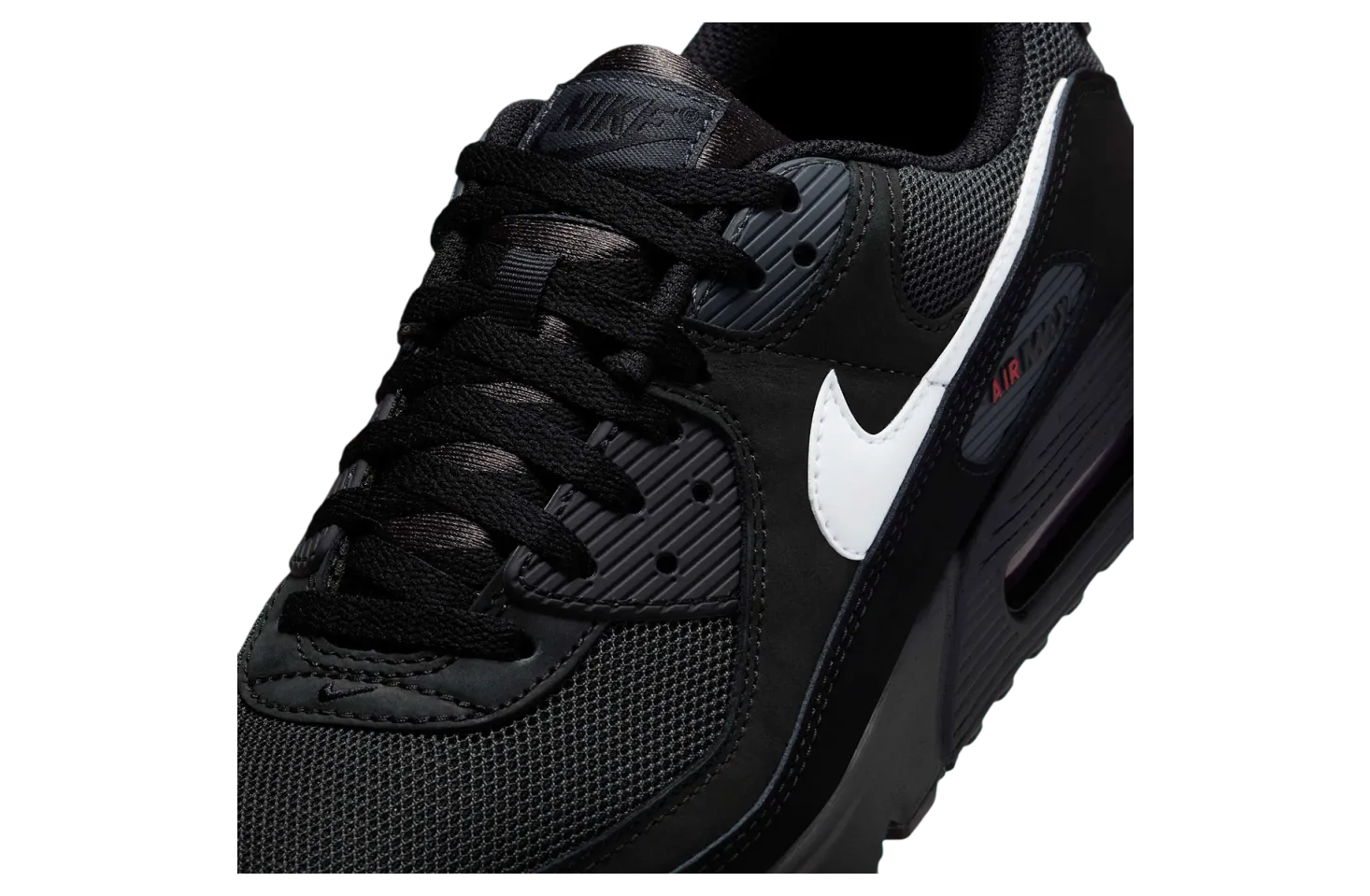 nike air max 90 black red white 4