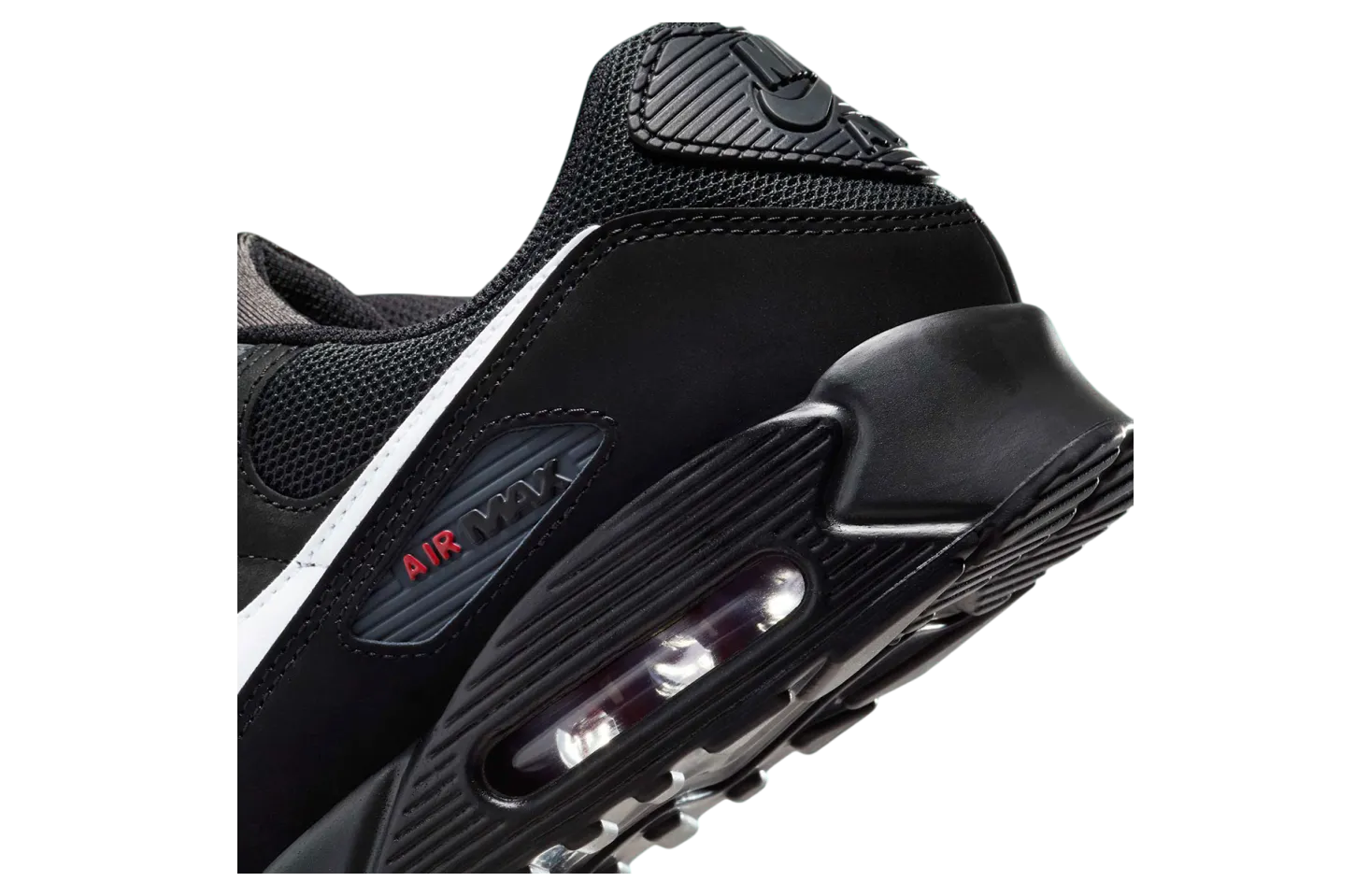 nike air max 90 black red white 5