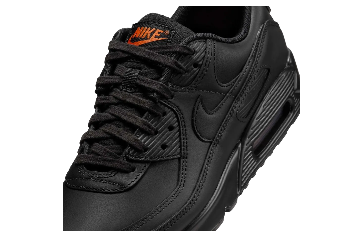 nike air max 90 black safety orange 1