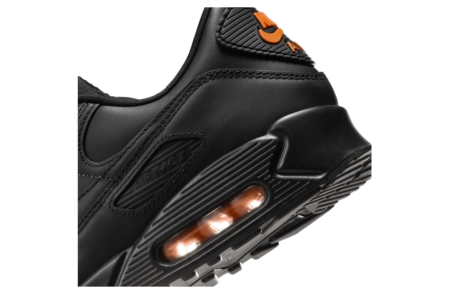 nike air max 90 black safety orange 5