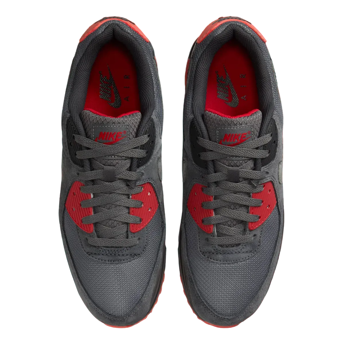 nike air max 90 grey red 1