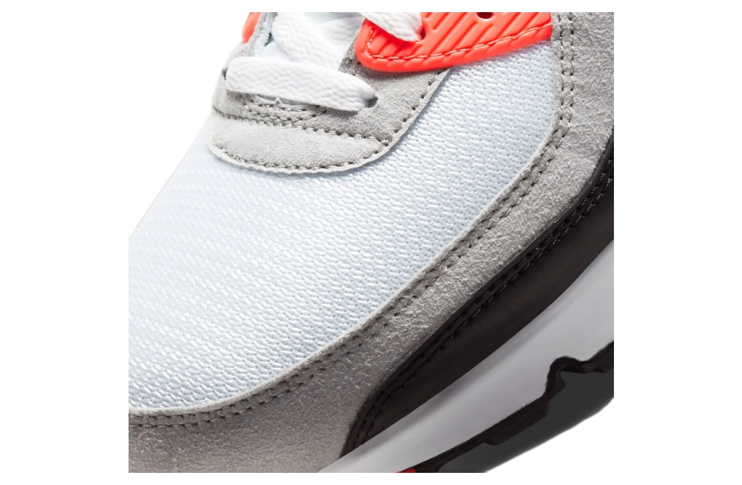 nike air max 90 infrared white particle grey 3