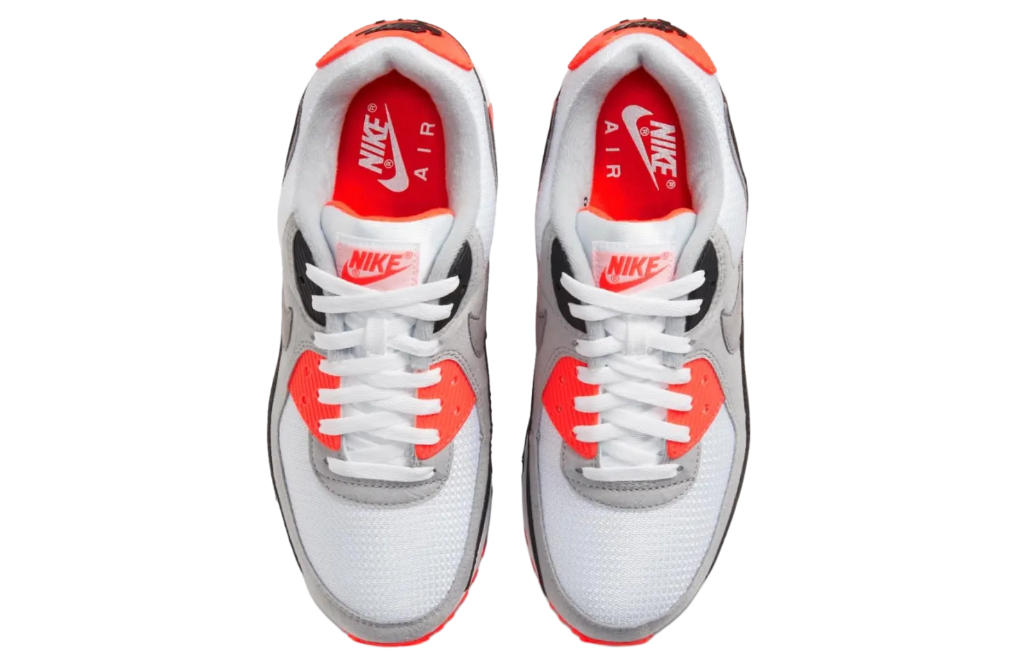 nike air max 90 infrared white particle grey 4