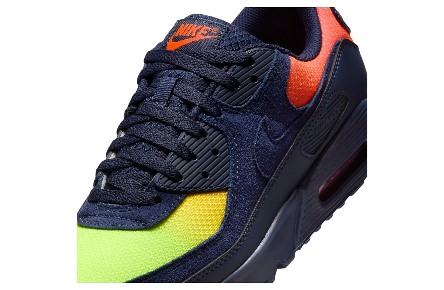 nike air max 90 lemon venom blackened blue 5