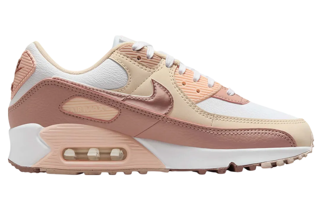 nike air max 90 wmns velvet brown particle pink 0