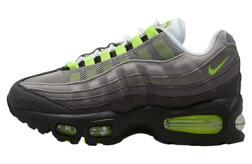 nike air max 95 gs big bubble neon