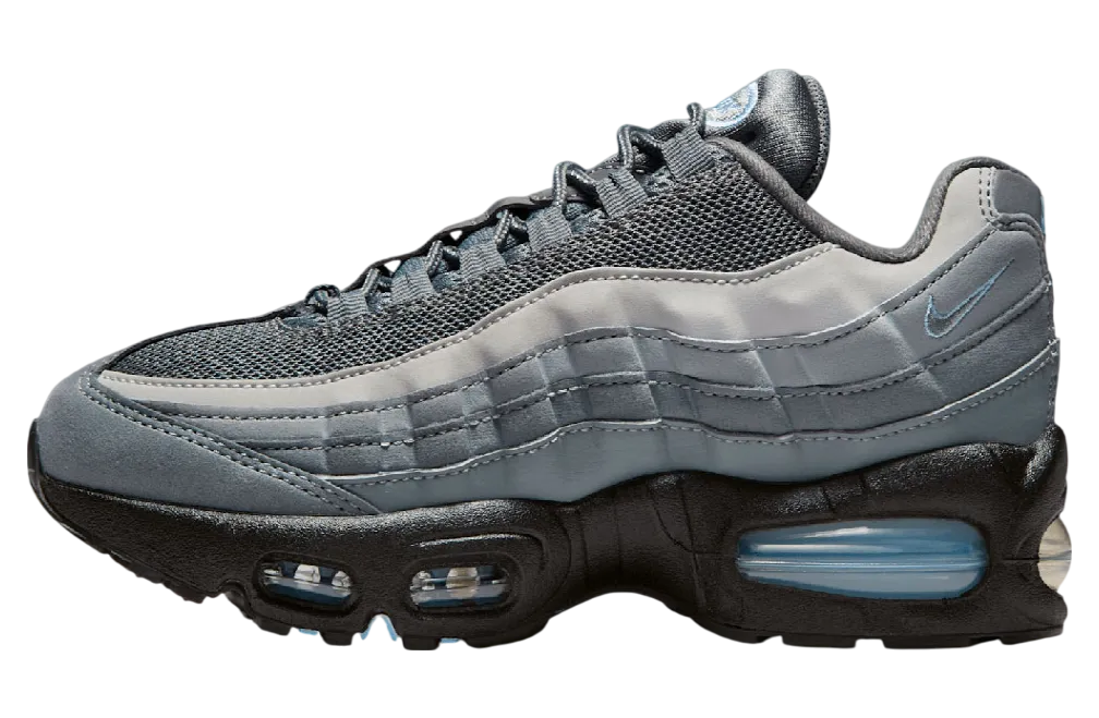 nike air max 95 gs cool grey psychic blue