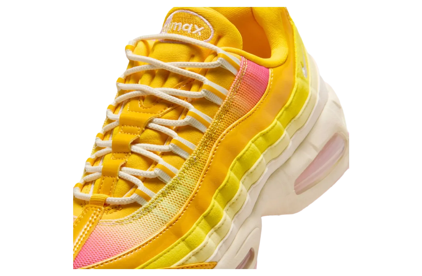 nike air max 95 sunrise phantom light crimson 6