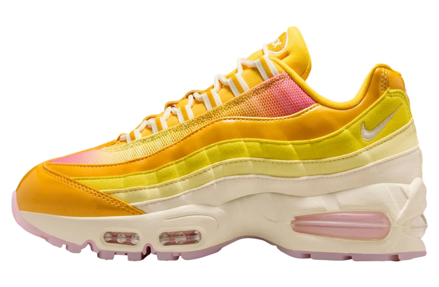nike air max 95 sunrise phantom light crimson