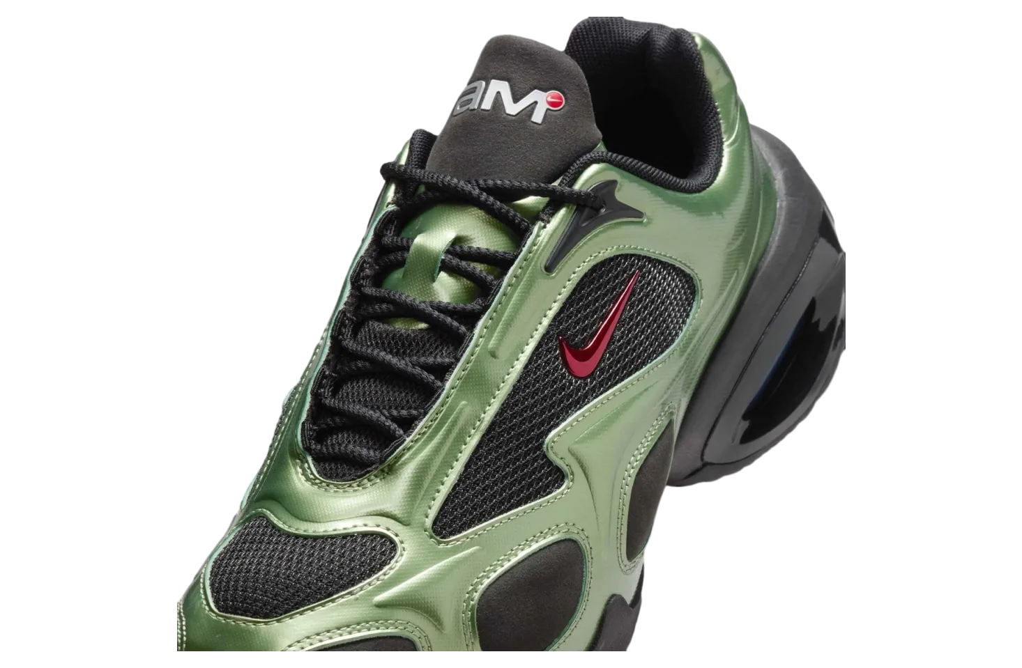 nike air max muse black oil green 6