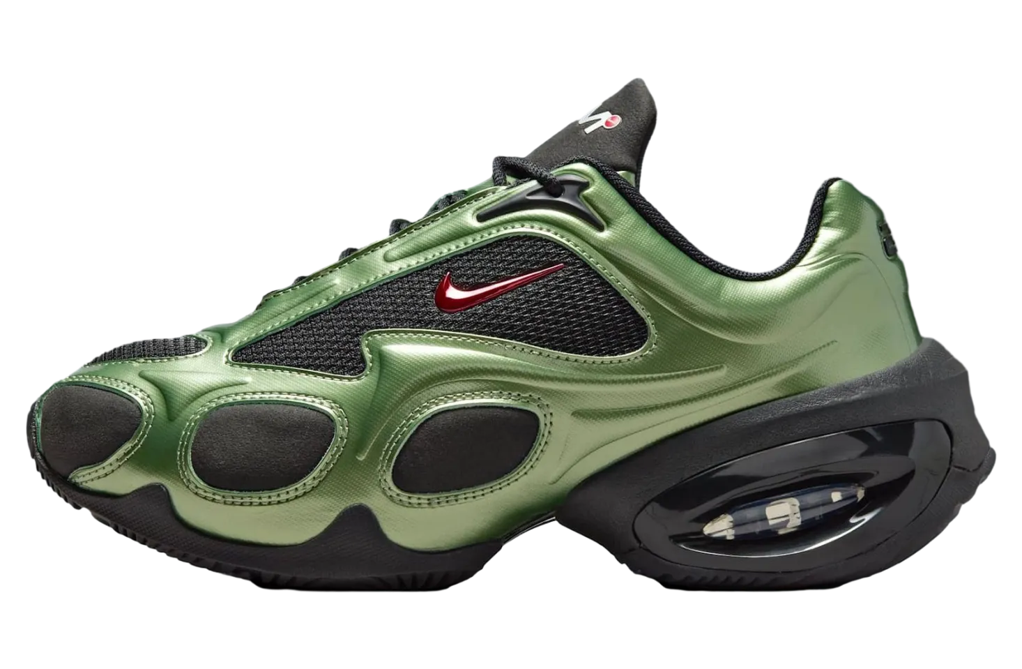 nike air max muse black oil green