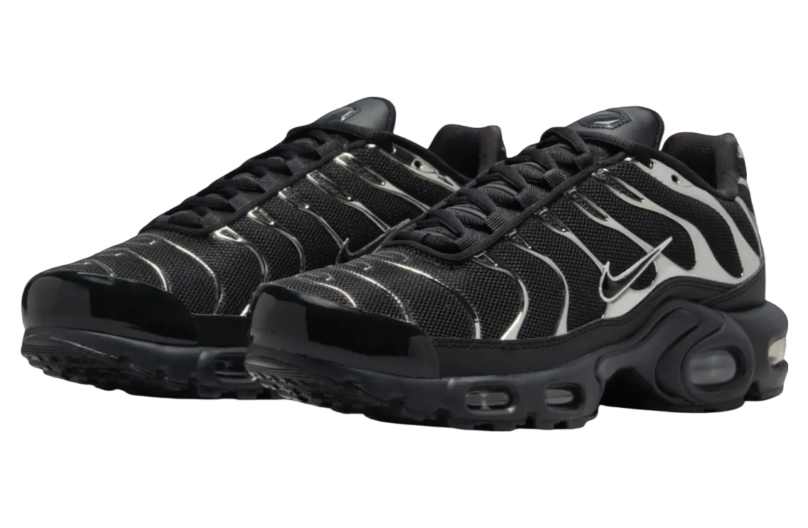 nike air max plus black metallic silver 0