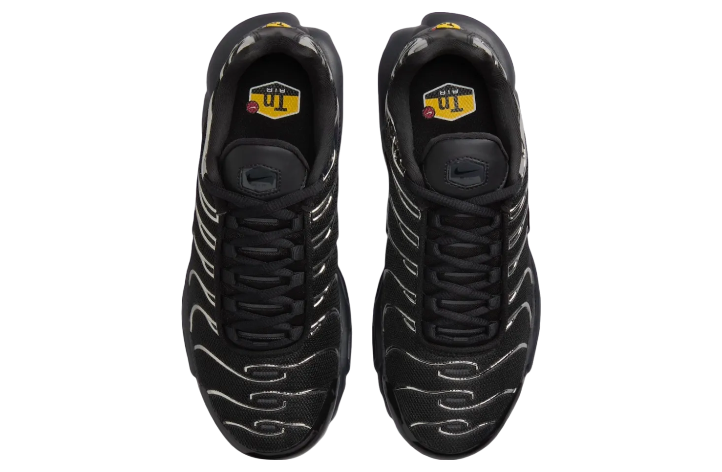 nike air max plus black metallic silver 2