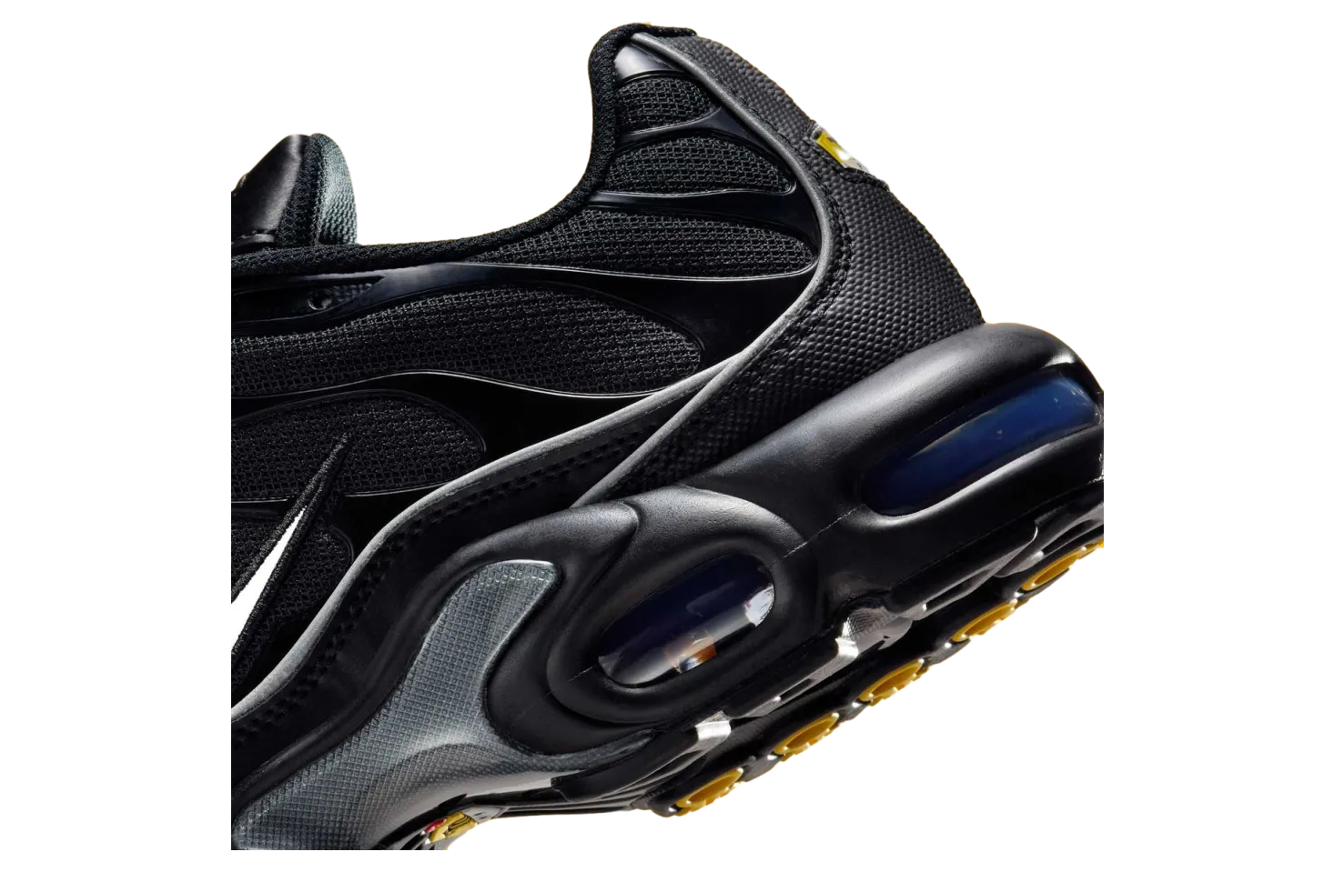 nike air max plus black metallic silver tour yellow 6