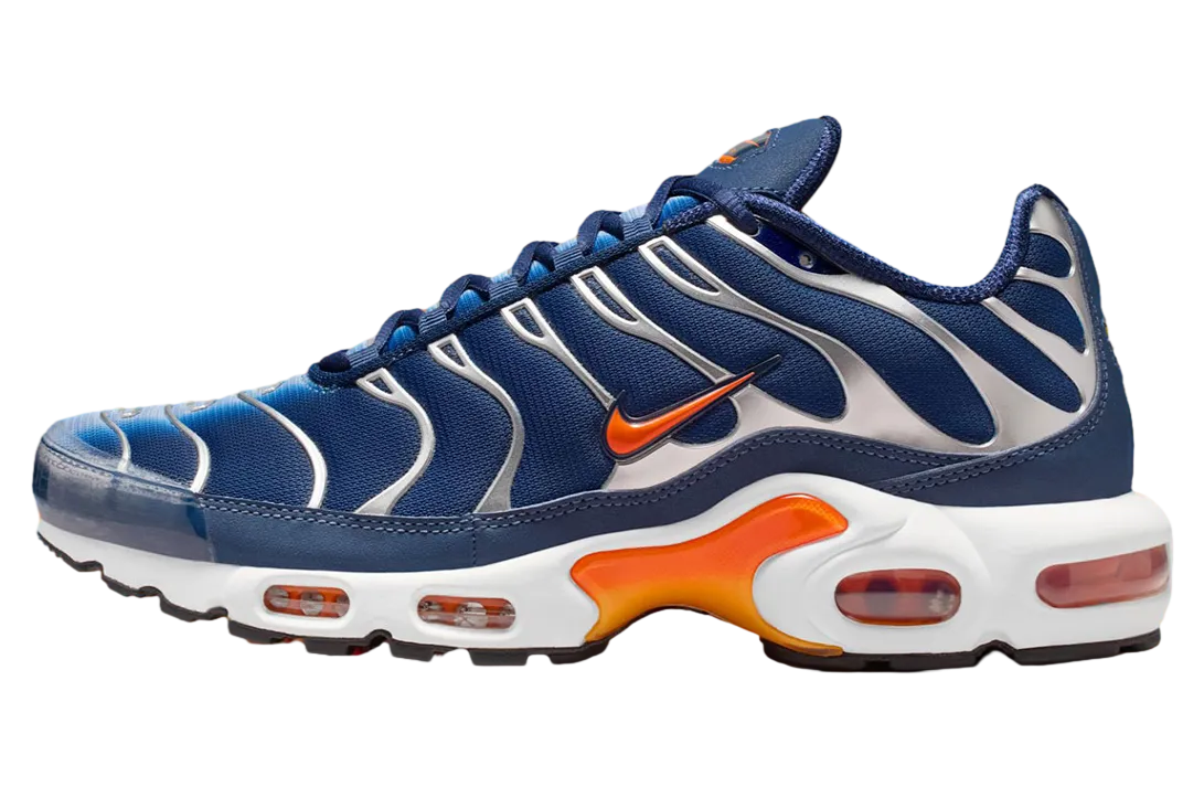 nike air max plus blue white orange