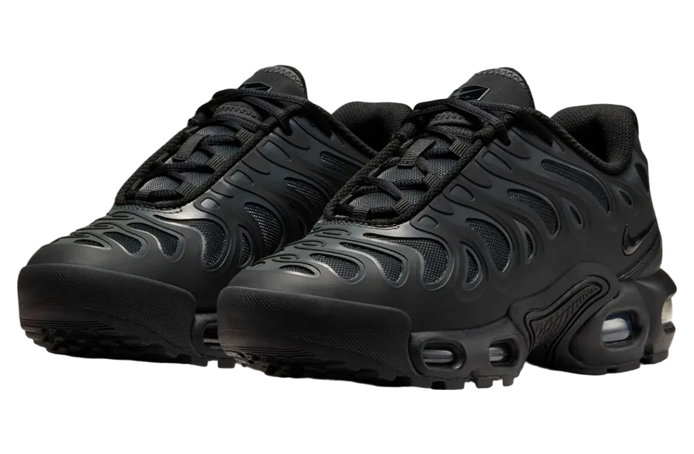 nike air max plus drift gs triple black 0