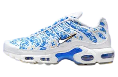nike air max plus white black game royal