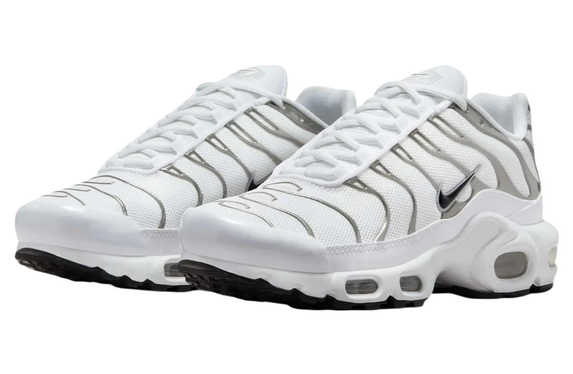 nike air max plus wmns metallic silver white 0