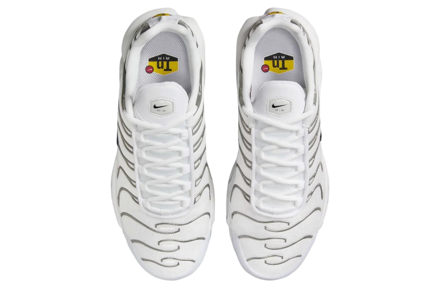 nike air max plus wmns metallic silver white 2