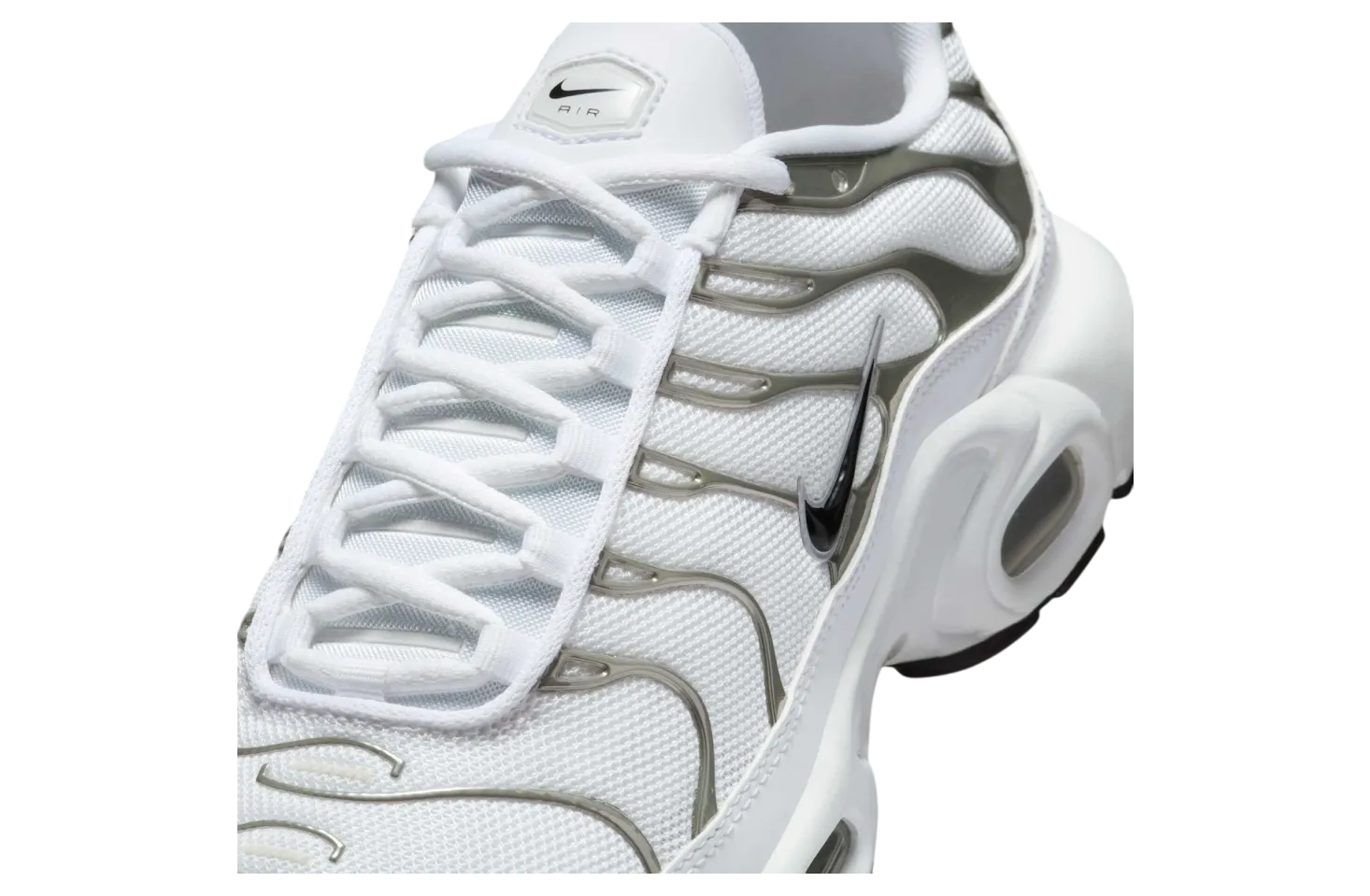 nike air max plus wmns metallic silver white 5