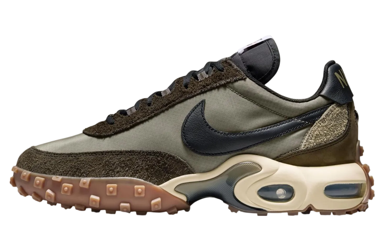 nike air max waffle sp matte olive gum dark brown