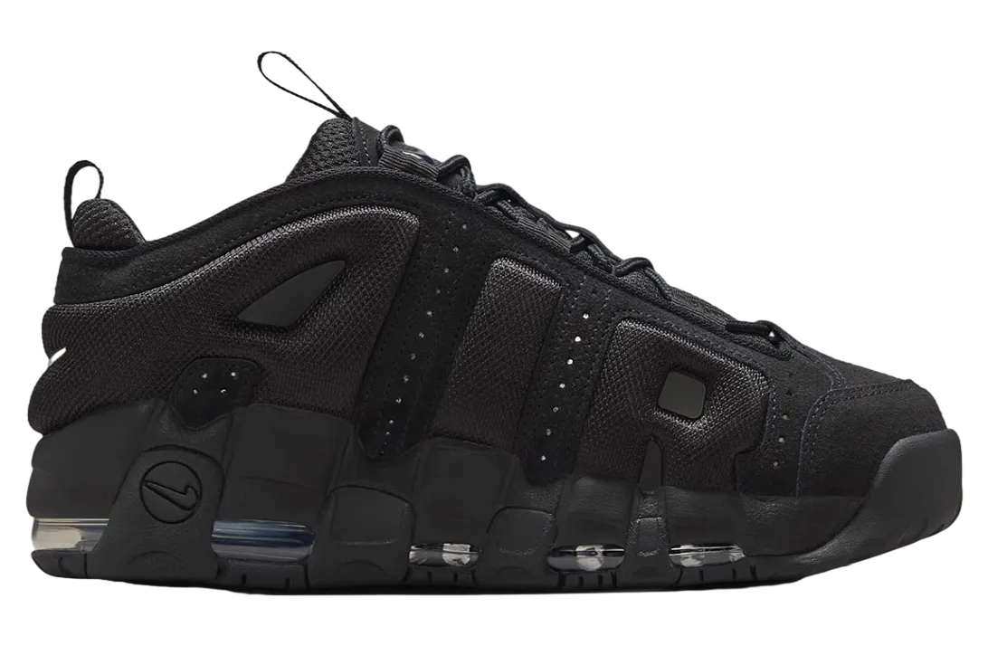nike air more uptempo low black 1
