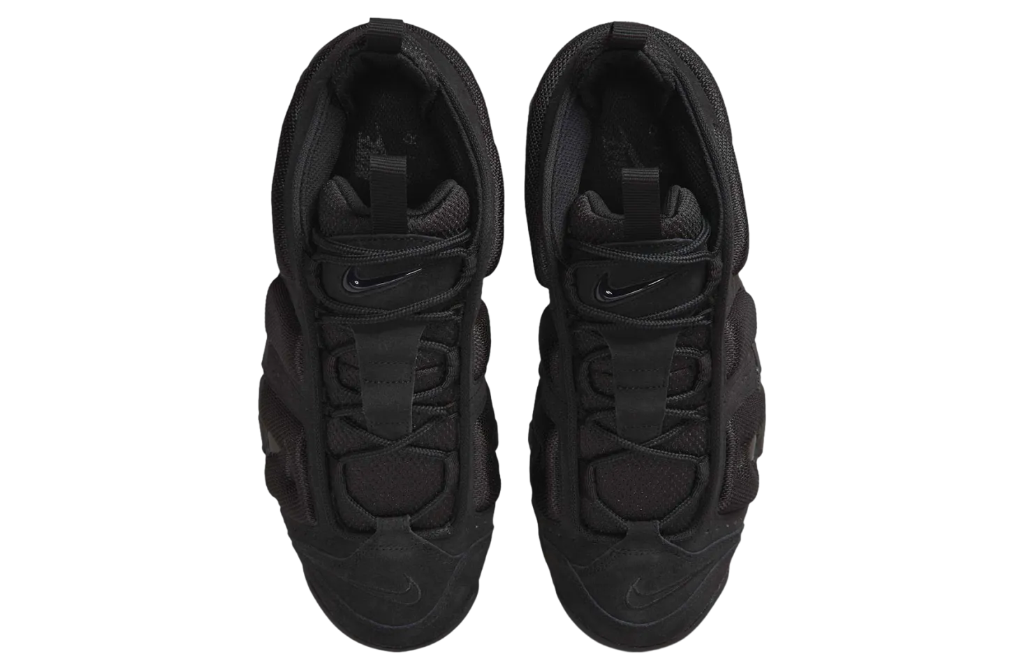 nike air more uptempo low black 2